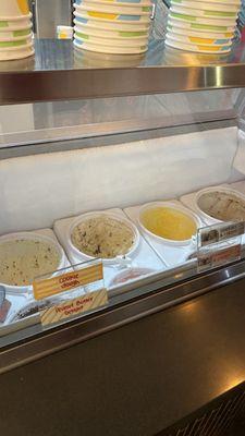 ice cream options