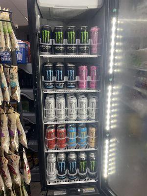 Have the most variety of energy drinks on the market. Come check us out!