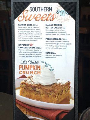 Pumpkin Crunch was Awesome! Others look decadent!