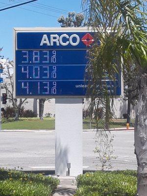 Arco 3.83 which 10 lower than 12 days ago