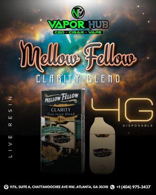 "Chillin' on Chattahoochee with Mellow Fellow Live Resin Blend - smooth vibes only!