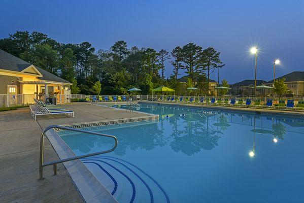 Pool at Night