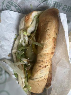 steak and cheese sub