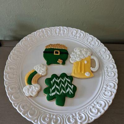 St. Patrick's day cookies