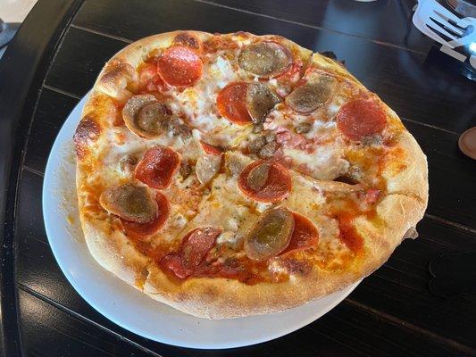 Meat lovers individual pizza