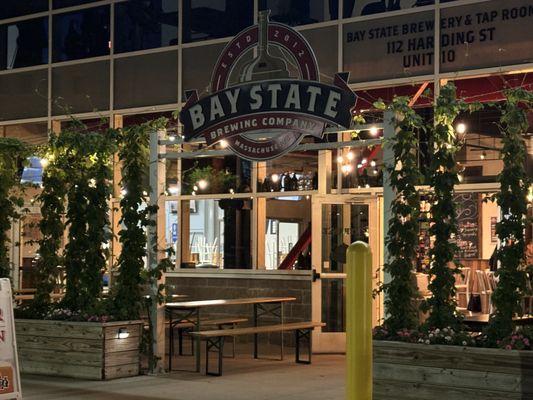 Outdoor Beer Garden seating