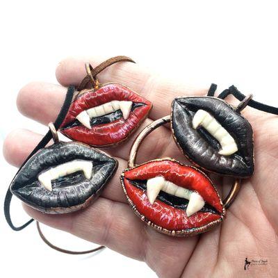 Vampire Lips necklaces