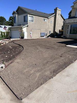 Sod Installation (Before)