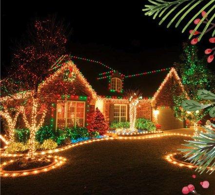 Another happy customer! Ask Griswald Lights lights for a quote. Don't wait until we are all booked up for the season