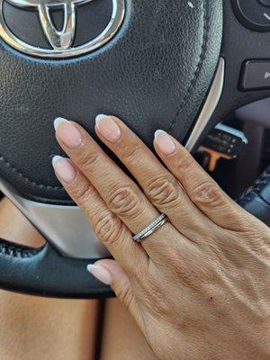 Micro French dip mani by Kent