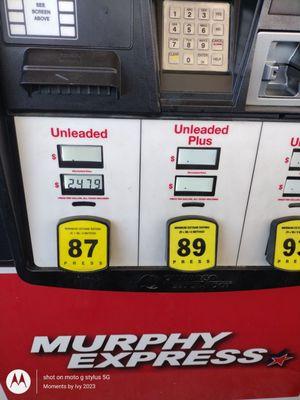 New sign up for rewards took off 40¢ a gallon 12/24/2023