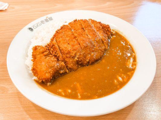 Pork cutlet over rice