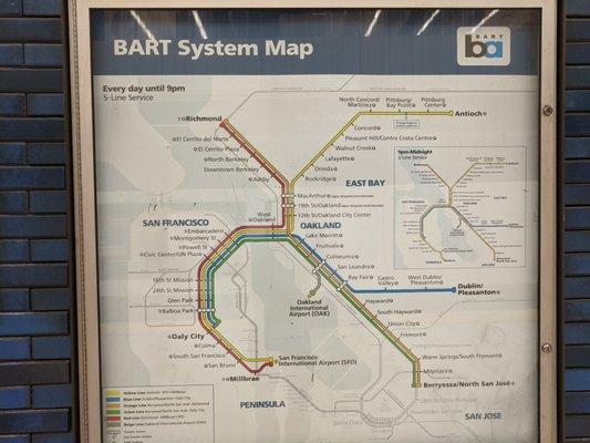 BART map.