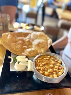 Bhatura with Channa - absolutely delicious.