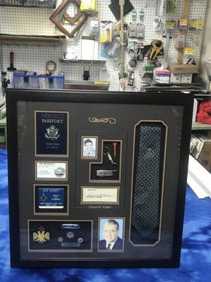 Custom Memorial Frame Shadow Box