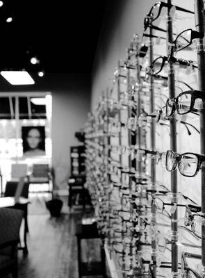 Hundreds of well-made, stylish frames to choose from.