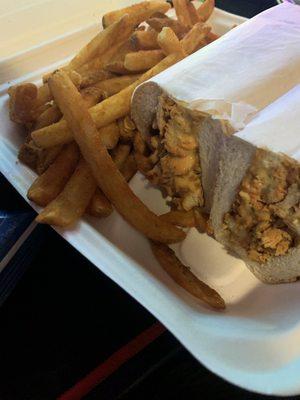 Quicks Chicken Cheese Steak Combo