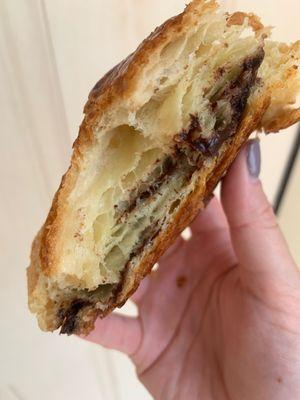 This is the best (chocolate) croissant I have ever eaten.