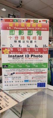 Passport photo price