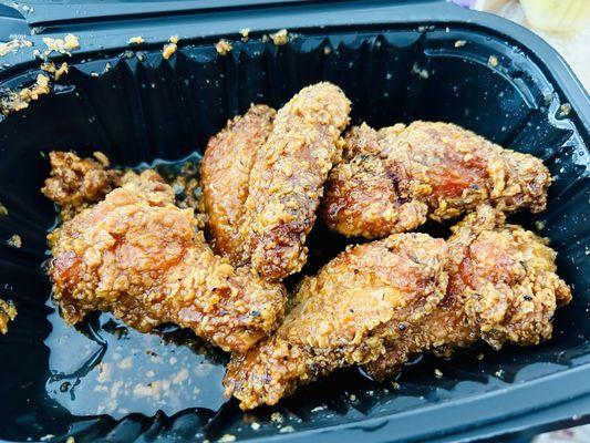 6 pc Honey Lemon Pepper Wings