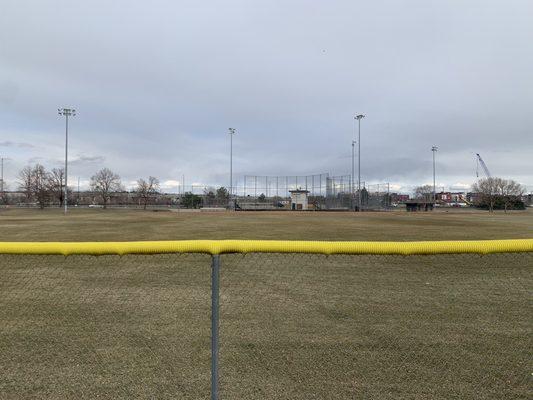 Baseball field, March 2021