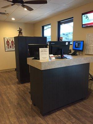 Welcoming front desk