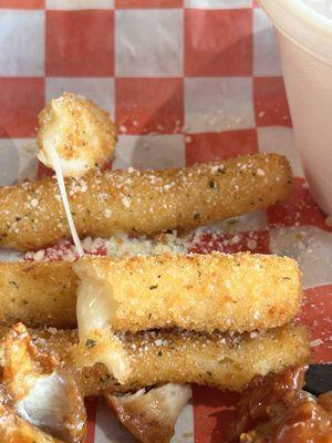 Nasty mozzarella sticks