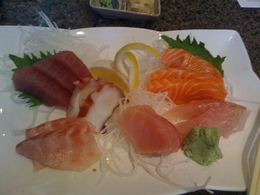 Sashimi appetizer