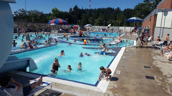 View from water slide