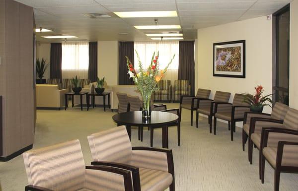 Clean and spacious waiting room!