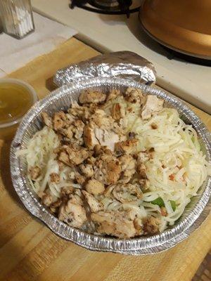 grilled chicken tossed salad