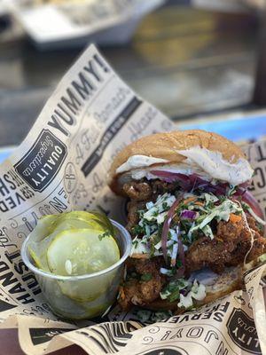 Nashville chicken sandwich $15