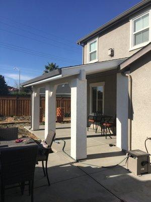 After Ronny's team installed the porch looks really good.