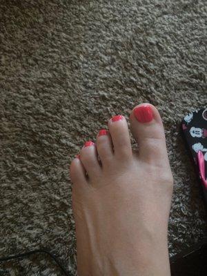 Gel pedi fun colors!