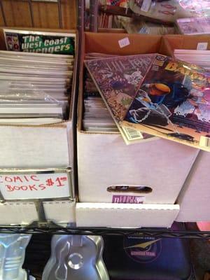 Tons of vintage comic books