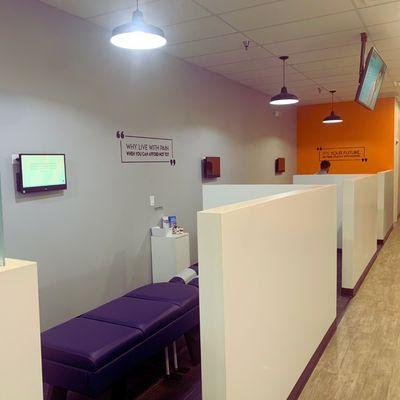 Our patients appreciate the doctor's focus on their specific area of concern. Our private adjustment bays allow for personalized care.