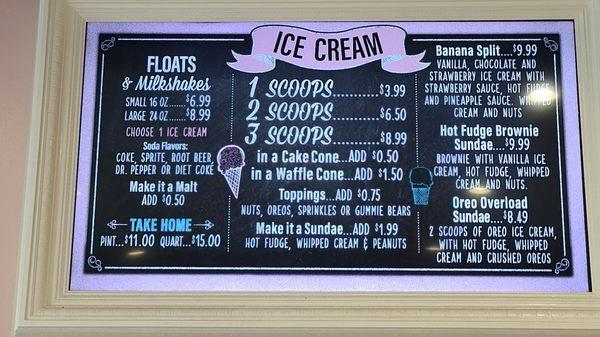 Menu Board  08-17-2022