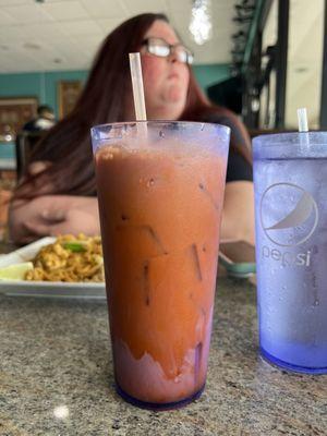 Thai Iced Tea. I just wish they had the tapioca balls. That would have made it perfect.