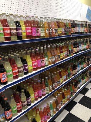 Sodas from around the world. Even Japan!