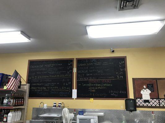 Deli Menu