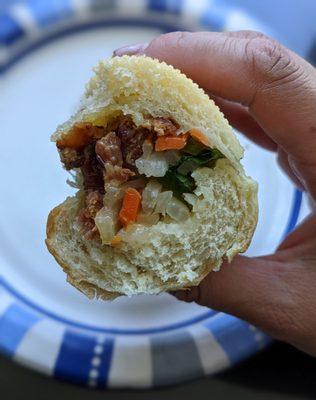 Grilled pork banh mi. Yum!