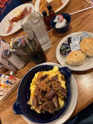 Steak n' Egg Hashbrown Casserole