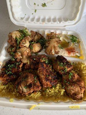 Chicken tawook plate