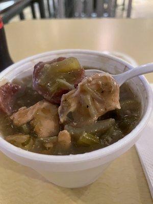 Small Gumbo. Pretty tasty for mall food.