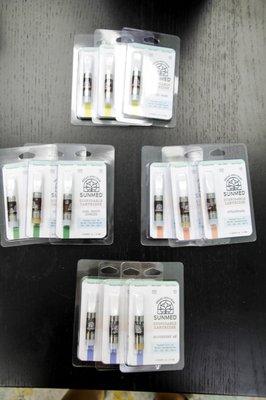 Some Raw Hemp Carts they sell with CBD and THC