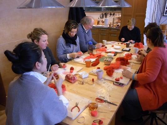 Felted wool making class