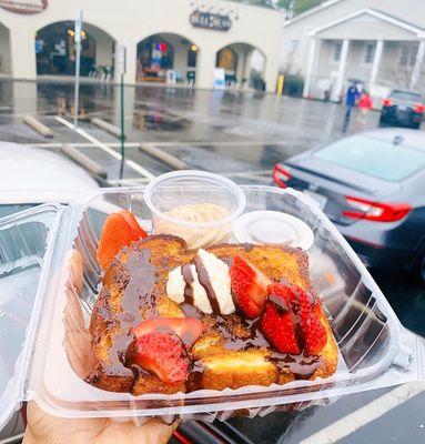 Strawberry mocha French toast