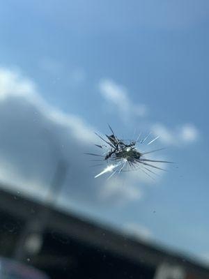 Windshield crack