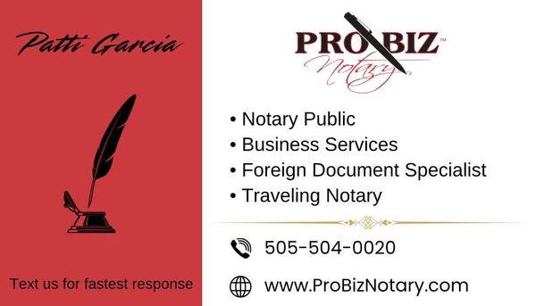 Any and All business services.