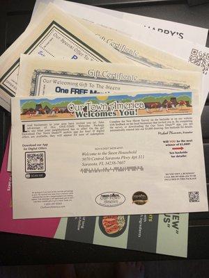 Coupons for local restaurants to try!